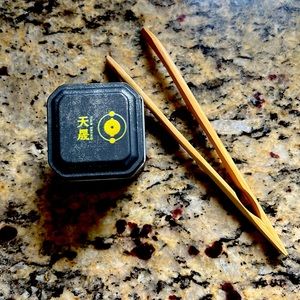 Chinese Tea and Tea Tong